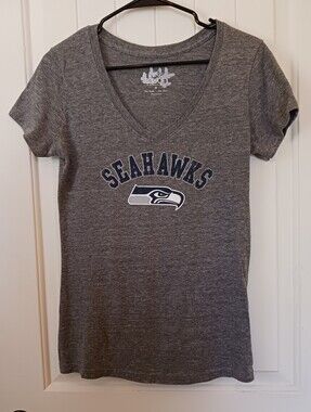 NFL Seattle Seahawks V- Neck Tee From Alyssa Milano Brand, Touch